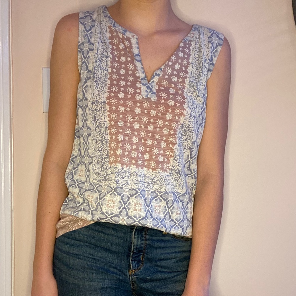 Patterned tank top